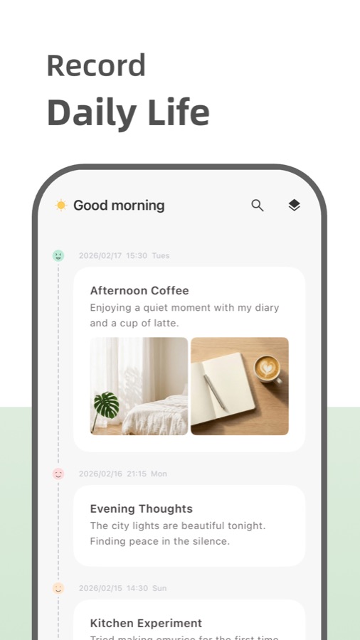 Your Diary photo journal screenshot